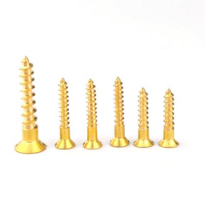 China General Industry Brass Slotted Countersunk Flat Head Self Tapping Screw Manufacturer Cheap Price for sale