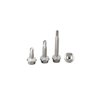 China General Industry Roofing Screws Factory Price Hex Flange Head Head Self Drilling Screws With PVC Gasket for sale