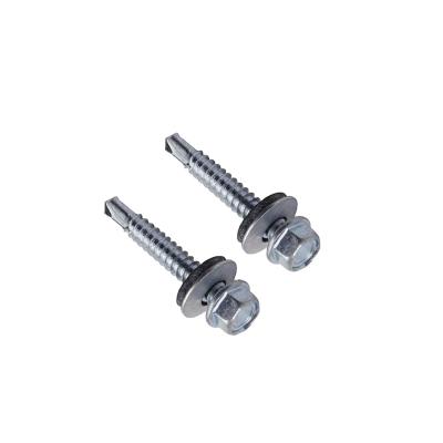 China General Industry Hex Flange Head Self Drilling Screw With Epdm Gasket Stainless Steel Factory Cheap Price for sale