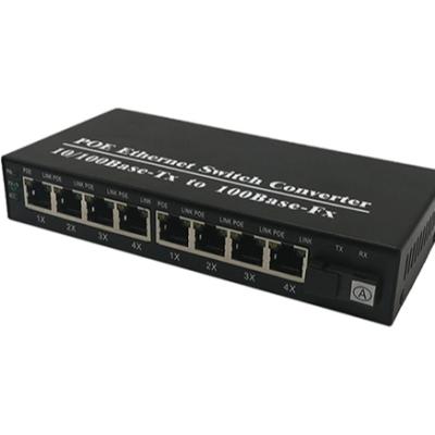 China POE MT-PJH1002 IEEE802.3af/at 100M 1 SC optical power switch port+ 8 RJ45 POE for sale