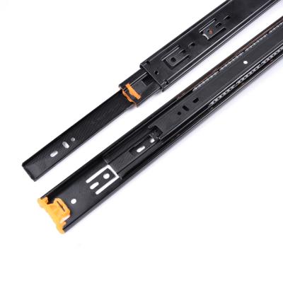 China Wholesale Modern Heavy Duty Drawer Slide 0.8*0.8*0.8mm Channel 0.8*0.8*0.8mm Full Extension Ball Bearing Telescopic Drawer Sliding Rails for sale