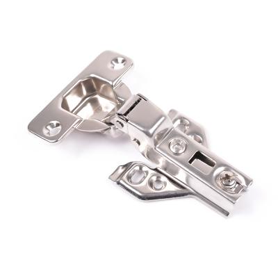 China Modern Half Full Covered Inset Covered Clip On Cabinet Door Hinge 35mm Concealed Cabinet Hide Door Hinge Furniture Hardware for sale