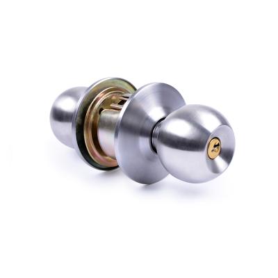 China Entry Privacy Bedroom Interior Handle Knob Locks Commercial Cylindrical Security Door Lock Set Enchant/Privacy/Passage for sale