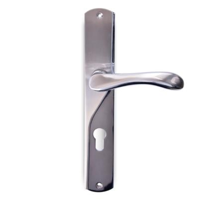 China Door Front Entry Lever Handle For Sale Interior Door Lever Handle Zinc Alloy Door Lock Set Of Plate for sale