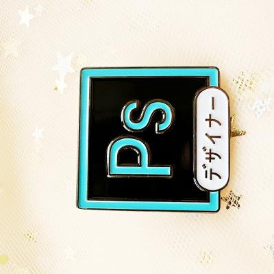 China Europe Wholesale Price 2 Male  Female Terminal Bl Pin 0.25 Inch Kilt Name Brooch Pin Back Chip And Card Metal Pin for sale