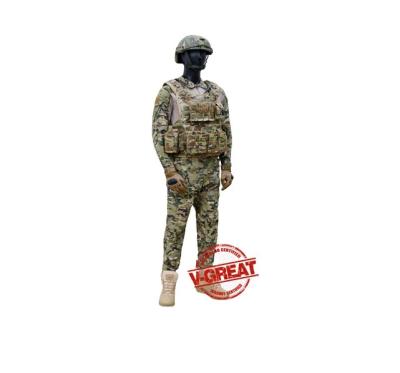 China V-pro060-6 aramid material woven combat uniform machine gunner waterproof flame retardant combat uniform en venta