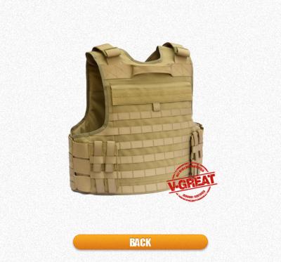 Κίνα Field Army High Protection Bulletproof Vest Aramid Woven Fabric Military Tactical Vest προς πώληση