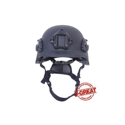 China PASGT Combat HELMET WITH SIDE RAILS AND SHROUD STANAG 2920 LIGHT WEIGHT for sale