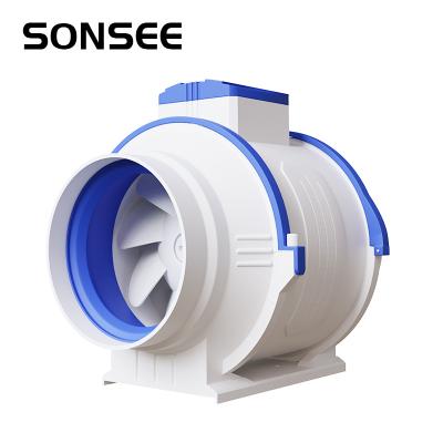 China Hotels Exhaust Fan Pipe Channel Duct Fan Bathroom Air Extractor Ventilation Chain Hood Silent Waterproof Home Built-in Fan For Kitchen for sale