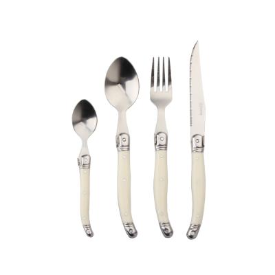 China Hoorn Mes Laguiole Cuchillos Stainless Steel Cutlery Sustainable Laguiole for sale