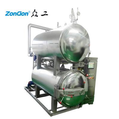 China Cost Effective Food Processing Machinery Water Immersion Sterilization Retort for sale