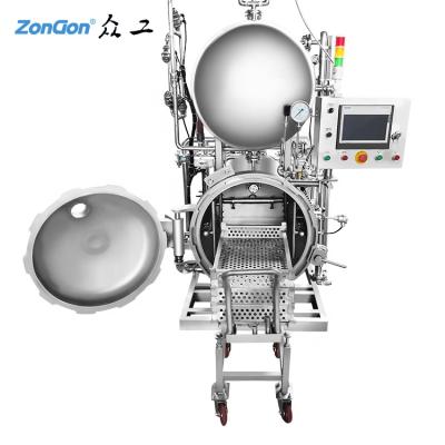 China Rapid Sterilization Zongon Retort Food Processing Machine Retort Pouch Sterilizer Water Immersion Autoclave Retort Machine for sale