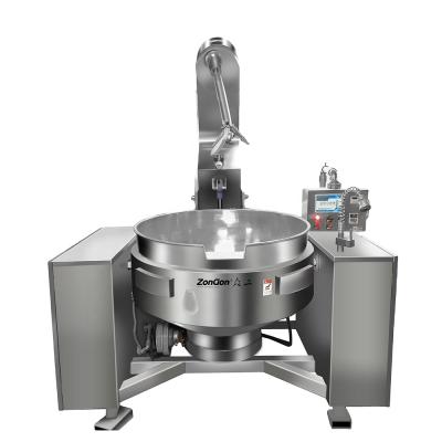 China Industrial vegetable processing plant Zongon jacket blender/pressure cooker/planetary stirrer cooking machine for sale