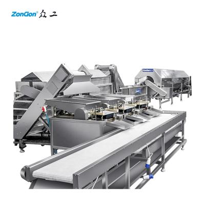 China Full Automatic Hot Selling Egg Peeling Machine Automatic Quail Eggs Peeling Production Line for sale