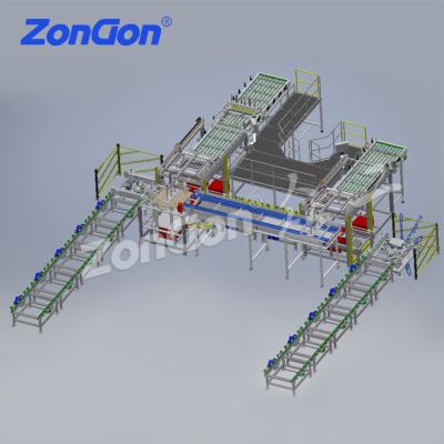 China Automatic Food Basket Loading And Unloading Machine Packing Machine For Boxes Bottles Glasses for sale