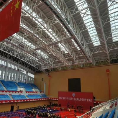 China Structure Gym Roofing Prefab Gym Steel Truss Customized Size Steel Structure Roof Design for sale