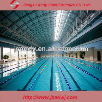 China Steel structure swimming pool roof, swimming pool cover swimming pool roof for sale