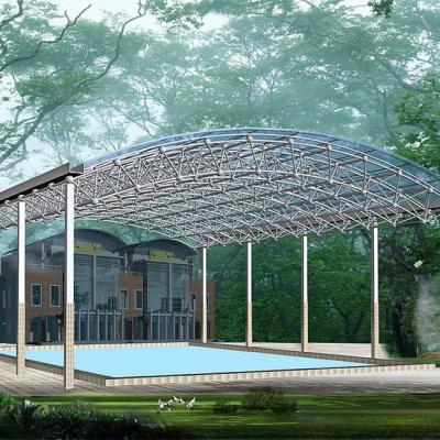 China Manufacturing Construction Structural Steel Truss Swimming Pool Roof Steel Swimming Pool Cost for sale