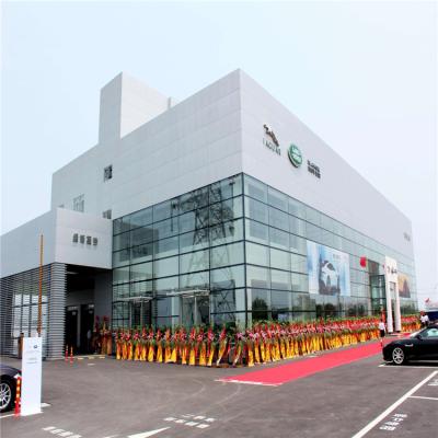 China Structural Steel Structure Car Covering Showroom For Sale for sale