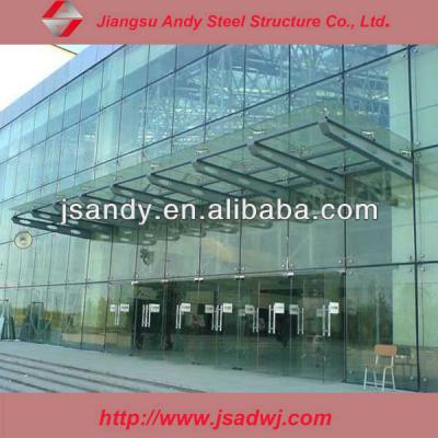 China Anti-Aging/Water Proof/Solid Insulation Glass Curtain Wall/Full Heat Insulation,Curtain Wall Canopy Roof for sale