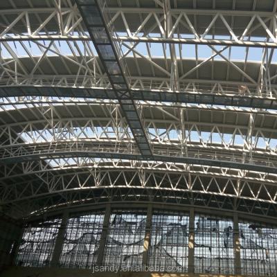 China View room space frame roof, gymnasium grid engineering for sale