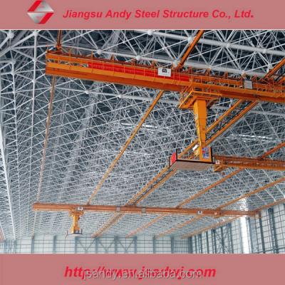 China Flat Roof Aircraft Structural Steel Construction Hangar for sale