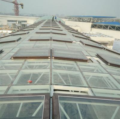 China Q235 Tempered Glass Indoor Skylight Cover for sale