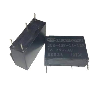 China HF46F sealed 12V 5A Mini Power Relay 12VDC for dish washing machine for sale