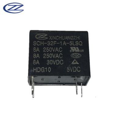 China SCH 32F 8A 250VAC 24VDC 3V 5V 6V 9V 12V 24V 4pin power sealed relay for sale