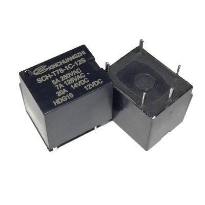 China T78 Sealed Relay 12V 20A 5PIN SPDT Mini Automotive Power Relay HFKW for Intermittent Wiper for sale