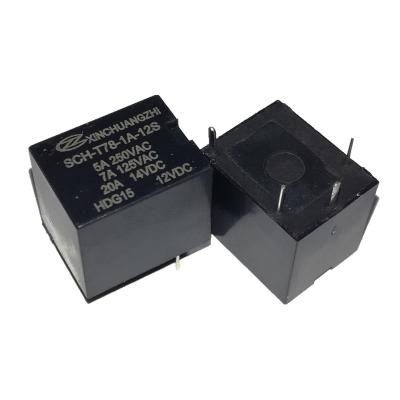 China HFKW T78 Power Car Relay 12V Sealed Automotive Relay 20A 14VDC for sale