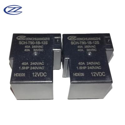 China Compressor PTC Relay 0.9W PCB 12V DC 40A Sealed Relay for sale