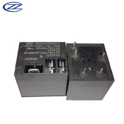 China Free Sample PCB Sealed Relay 12V 30A T91 5 Pin Relay 40A 12V Electromagnetic for sale