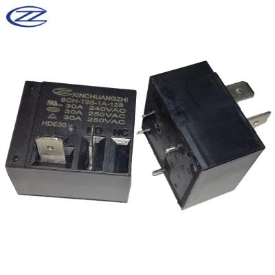 China T93 12V Volts Relays 30A PCB Sealed Relay For Air Conditioner Heater for sale