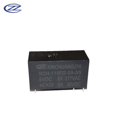 China DPST 115FD 12V Volts Z Wave Sealed Relays 8A for sale