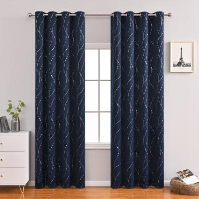 China Blackout Printing New Pattern Curtain Shade Curtain Design Curtains For Living Room Luxury Blackout for sale