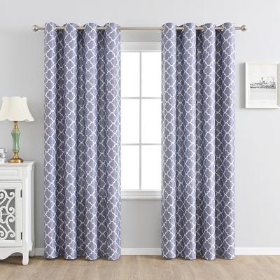 China Hot Sale Blackout Amazon Blackout Curtains For Bedroom Grommet Thermal Insulated Room Darkening Curtains For Living Room for sale