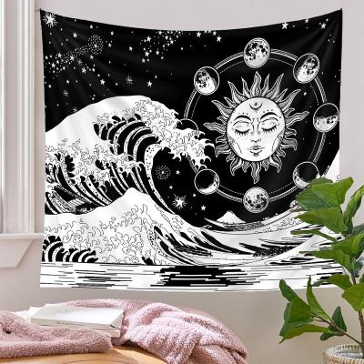 China Modern Hot Selling Amazon Mandala Style Printed Polyester Wall Tapestry Hanging Decor for sale