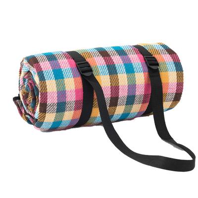 China Wholesale Acrylic Waterproof Outdoor Picnic Blanket Roll Up Acrylic Picnic Blanket for sale