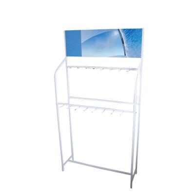 China Retail Single Sided Metal Racks Factory Price Pegboard Tools Storage Hardware Tool Rack Display Rack for sale