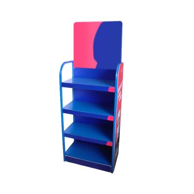 China Single Sided Commercial Store Shelves Shop Shelf Metal Super Market Display Racks For Sale for sale