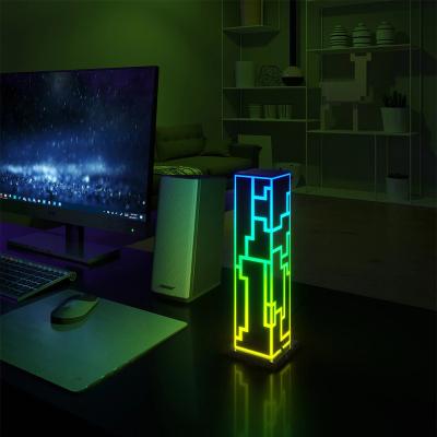 China Dropshipping Modern Architectural Design Modern Bedroom Decorated RGB Night Lights Led Cube Lamps for sale