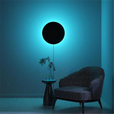 China Support Customized Size Modern Indoor Living Room Wall Lighting Remote Control Decorative Dimming Light With Remote Control for sale