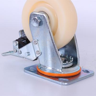 China Others 2022 Custom Design 6 Inch Custom Universal Heavy Duty Wheel Caster Nylon Wheel for sale