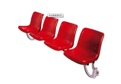 China Hotel, Office Red Modern School Furniture - Chairs / Tables , Pe / Steel With 4-Seat for sale