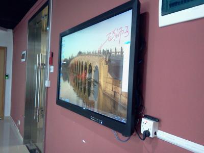 China Infrared Interactive Whiteboard Monitor / Multi Touch Screen With RS232 / VGA for sale