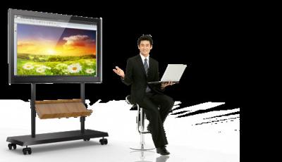 China Double Writing Interactive Whiteboard Monitor , Touch Interactive Whiteboard for sale