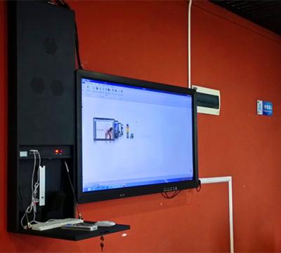 China 55 inch highly integrated led interactive whiteboard with built-in PC and speakers for sale