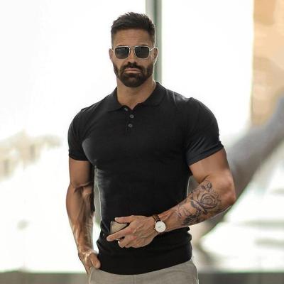 China High Quality Breathable Anti-Wrinkle Mens Fitness Base Layers Tops Short Sleeve Gym Running Workout Top Shirts For Men Short Sleeve for sale