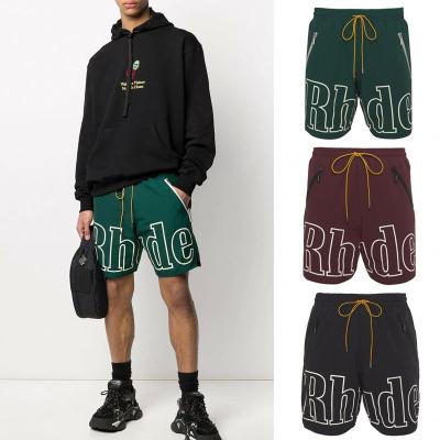 China Latest QUICK DRY Casual Pockets Mesh Men Basketball Outdoor Sports Polyester Embroidery Zipper Shorts for sale